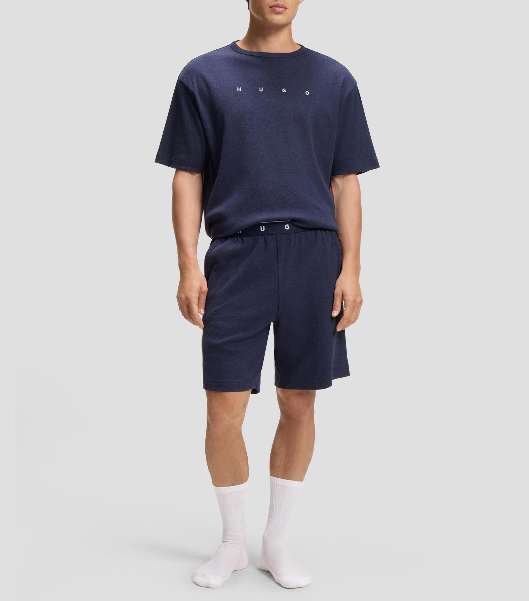 Playera cuello redondo manga corta jaspeada Hombre
